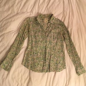 J.Crew Liberty Print buttondown